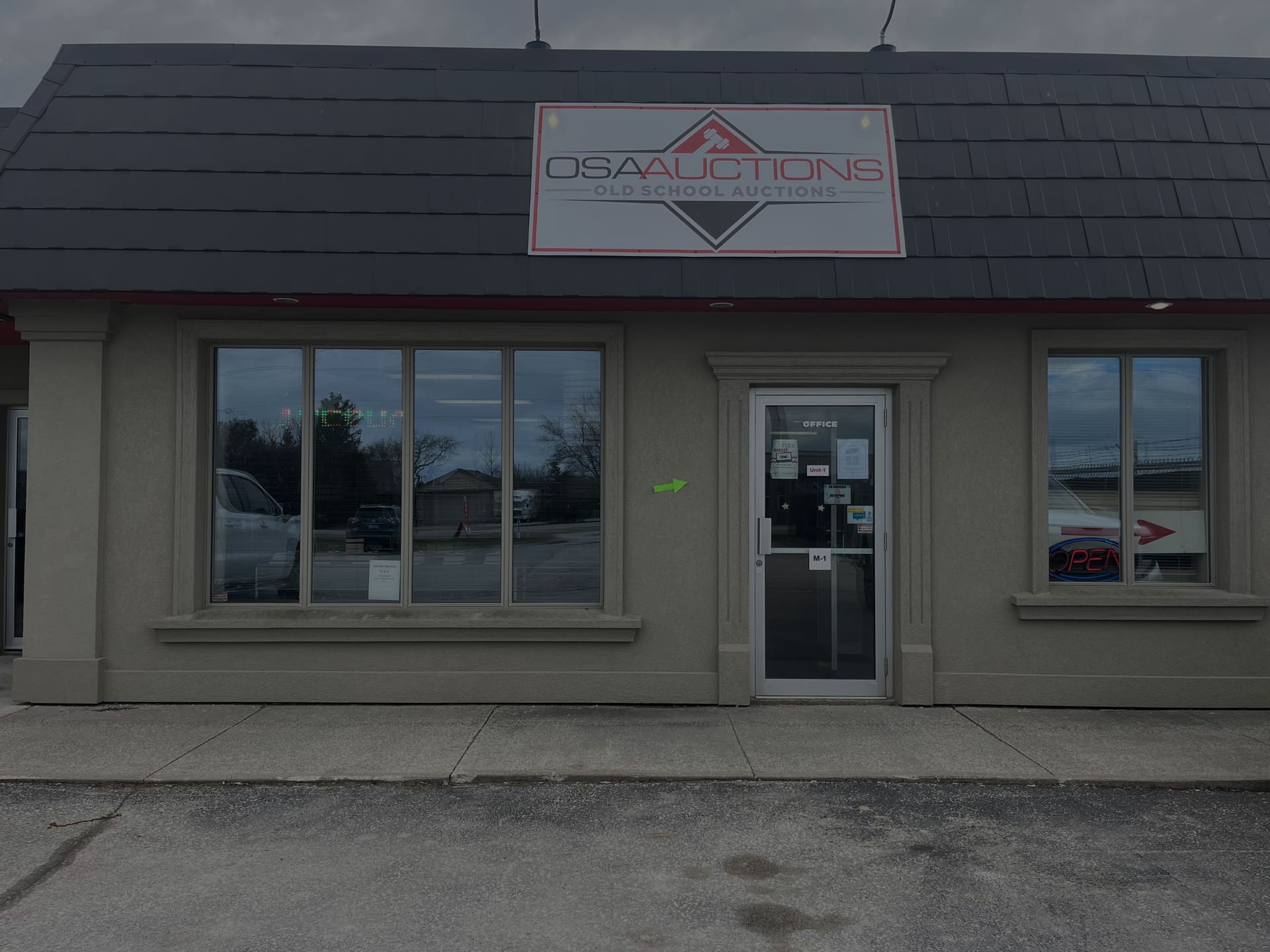 The OSA Auctions storefront
